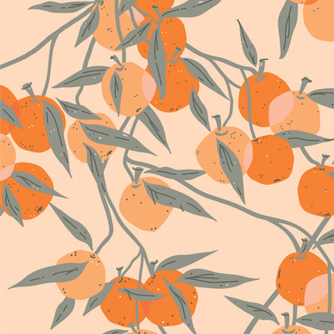 Branches chargées de fruits - Art Gallery - Coton imprimé