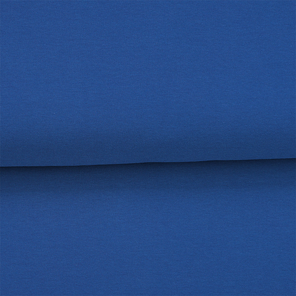 Bleu électrique - French Terry uni biologique