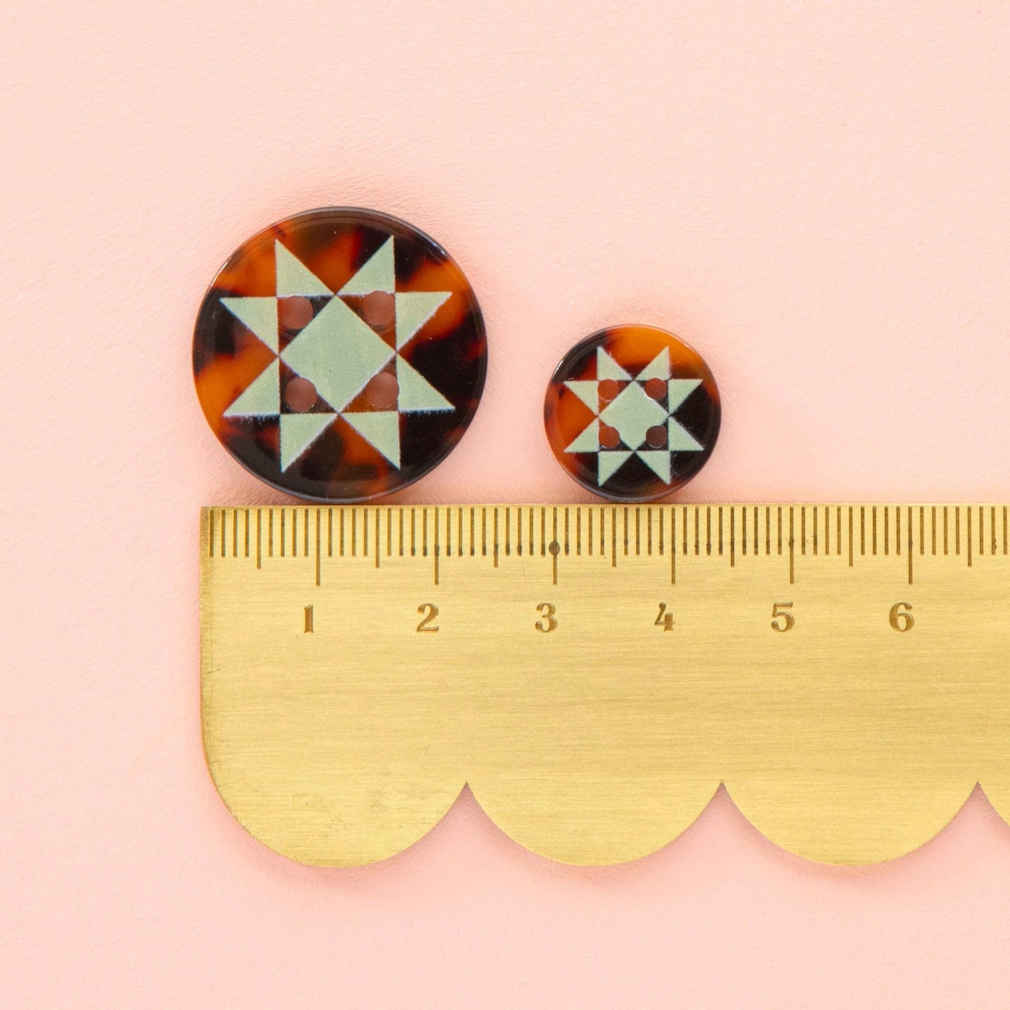 Boutons Étoile de Quilt Petits 5/8"
