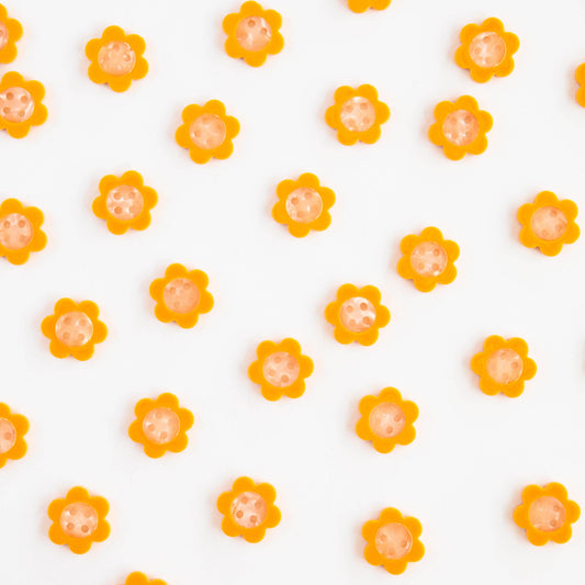 Boutons Petits Marguerite Jaune 5/8"