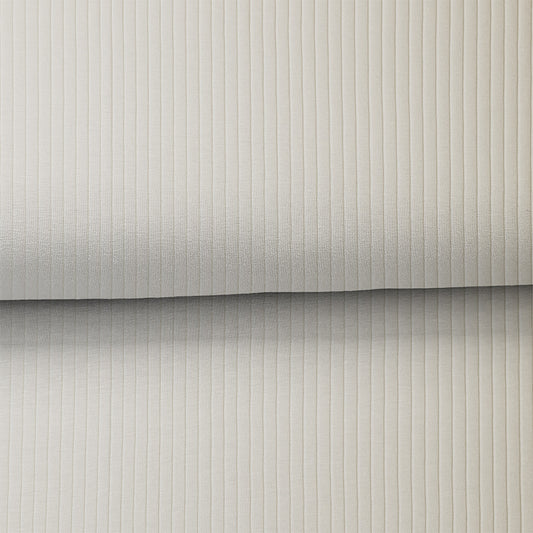 Écru - Jersey LARGES côtes