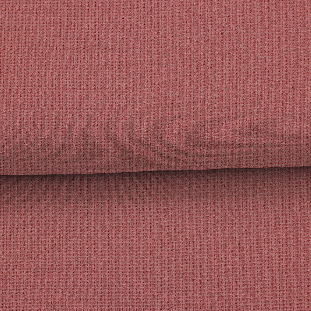 Coral Rose - Organic Waffle Jersey