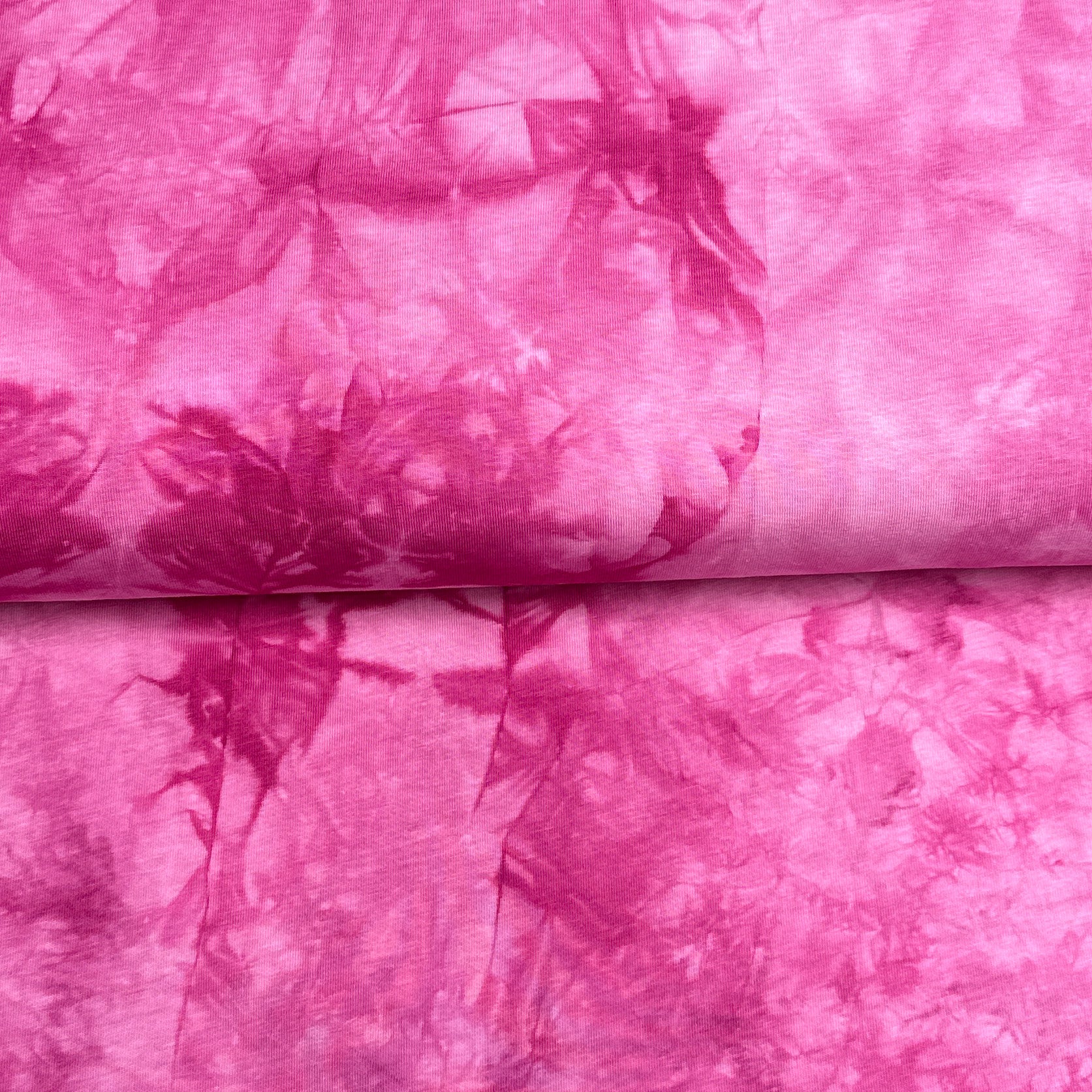 Tie-dye fuchsia - Jersey imprimé
