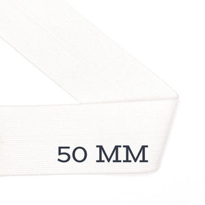 Élastique 50mm (2 po) - Blanc