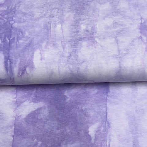 Fin de rouleau 40 cm - Tie-dye lilas - Jersey imprimé