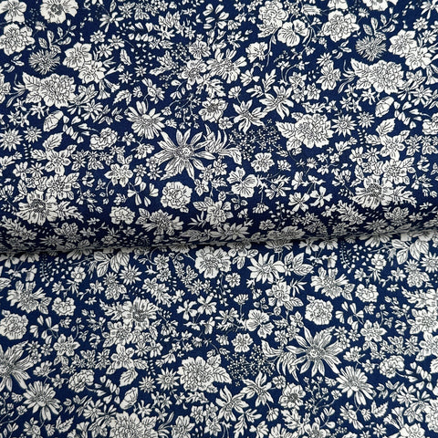 Emily Belle Sapphire - Liberty Fabrics - Printed Cotton