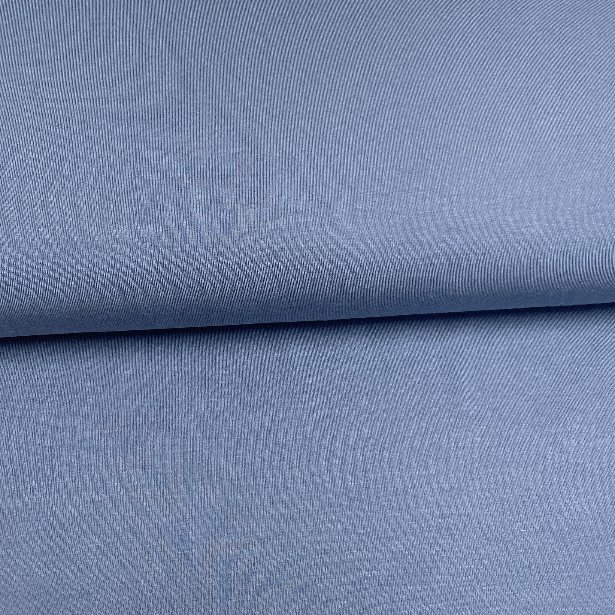 Fin de rouleau 34 cm - Bleu lavande - Jersey TENCEL™ uni