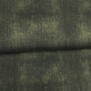Fin de rouleau 13 cm - Effet jeans vert - Jersey imprimé