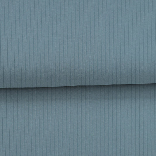 Bleu tendre - Jersey LARGES côtes