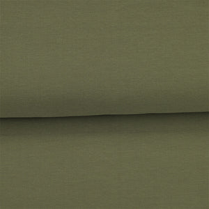 Olive - French Terry uni biologique