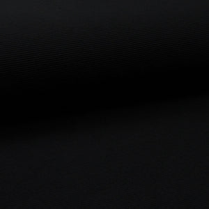 Fin de rouleau 30 cm - Noir - Jersey ottoman uni