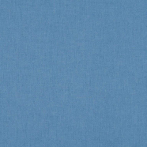 Bleu horizon - Coton enduit uni