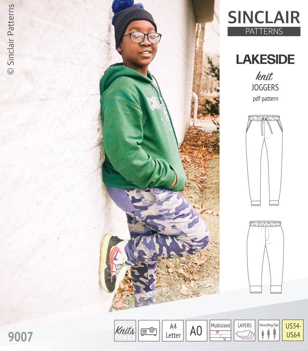 Lakeside knit joggers for men (PDF)