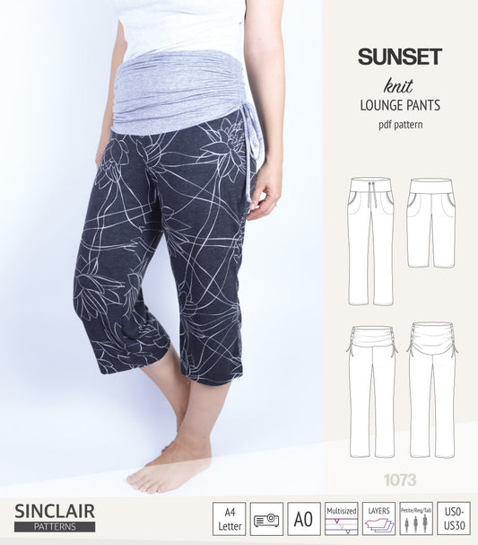 Sunset knit lounge pants (PDF) (2025 Updated)