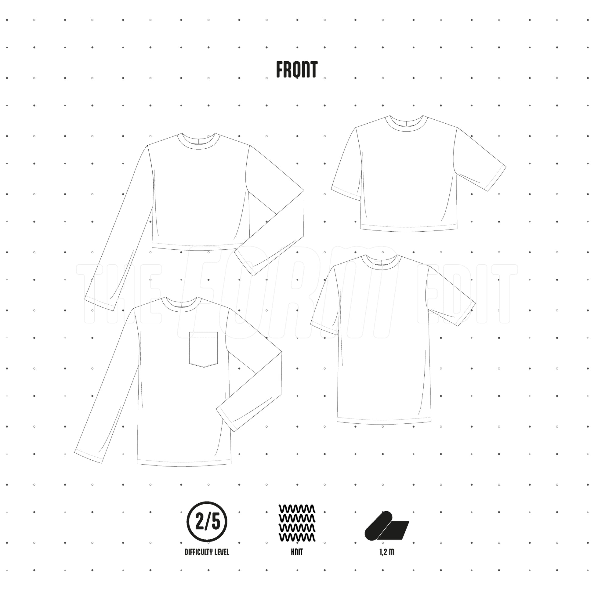 TSHIRT001 - T-Shirt 4 en 1 au fit parfait
