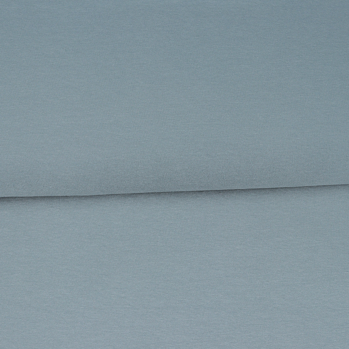 Bleu perle - Bord côte (ribbing) biologique
