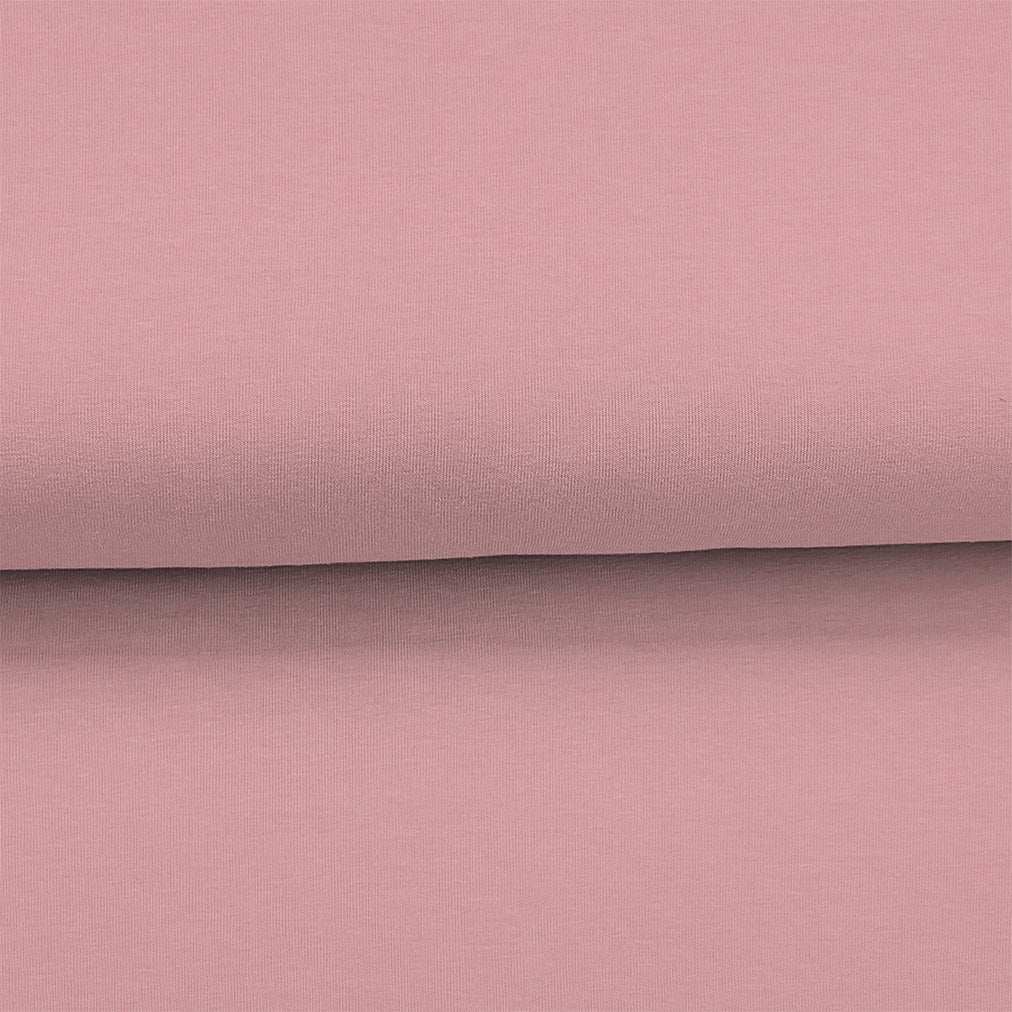 Rose - French Terry uni biologique