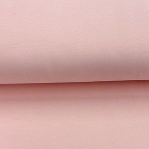 Rose léger - Coton ouaté biologique extensible uni