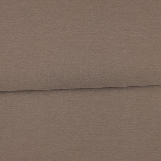 Taupe - Bord côte (ribbing) biologique