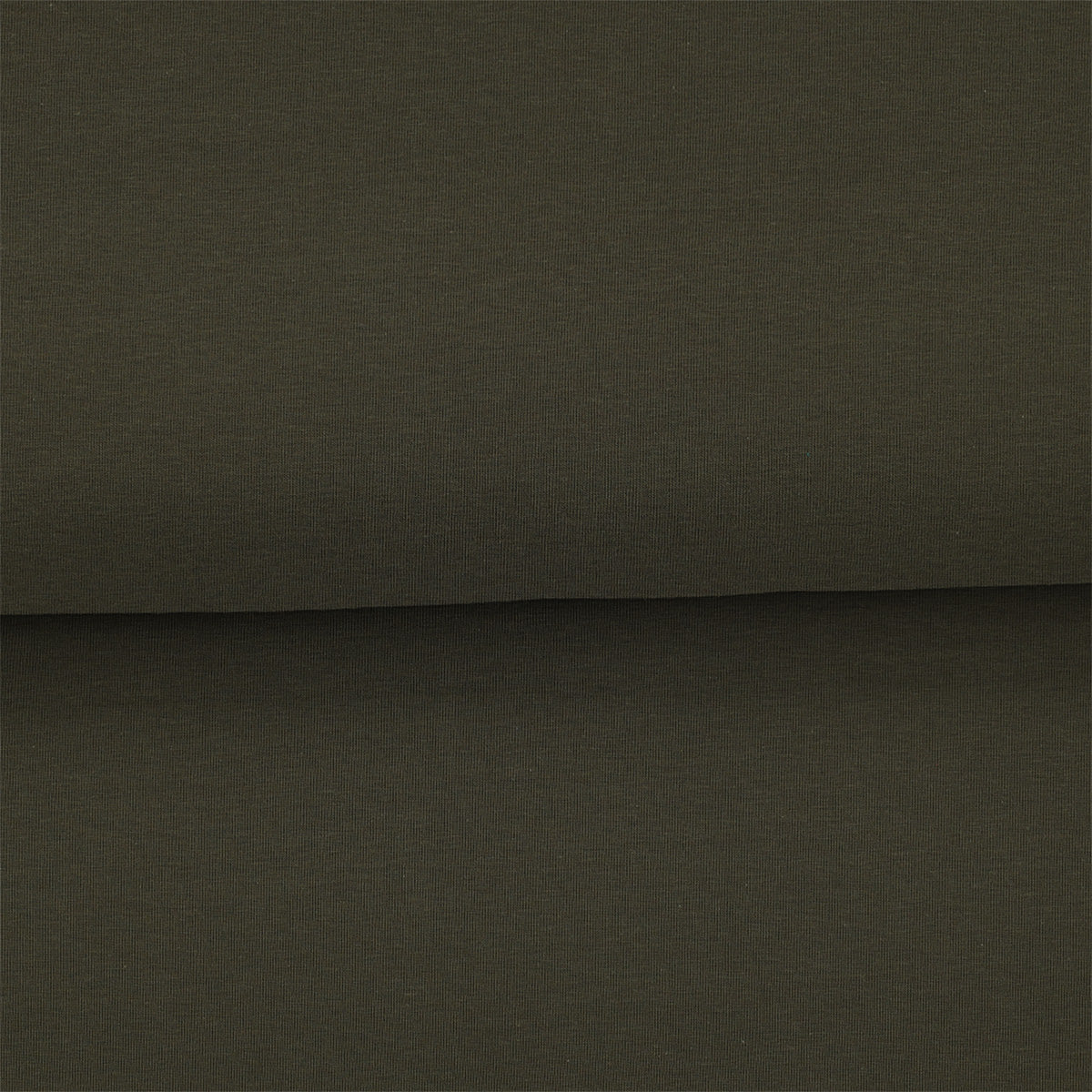Vert camouflage - Coton ouaté biologique extensible uni
