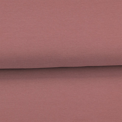 Rose sépia - French Terry uni biologique