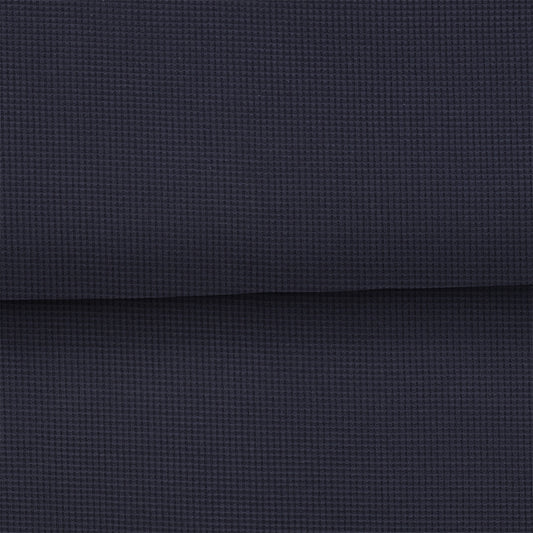 Marine - Jersey gaufré biologique