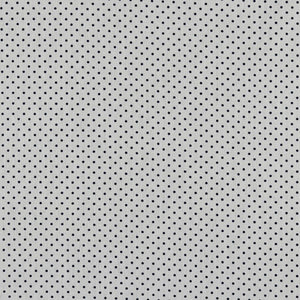 Small white polka dots - Printed poplin