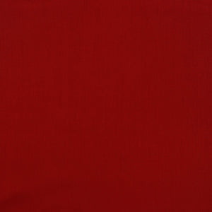 Rouge  - Popeline unie biologique