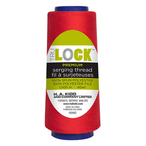 TRULOCK Premium overlock thread 1500m - Red