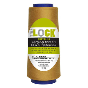 TRULOCK Premium overlock thread 1500m - Golden brown