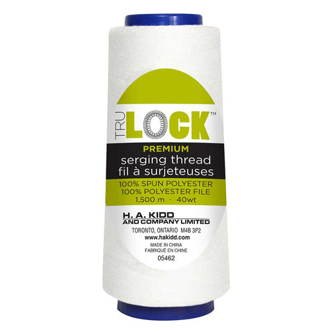 TRULOCK Premium overlock thread 1500m - White