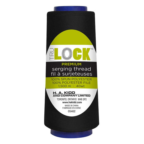 TRULOCK Premium overlock thread 1500m - Black