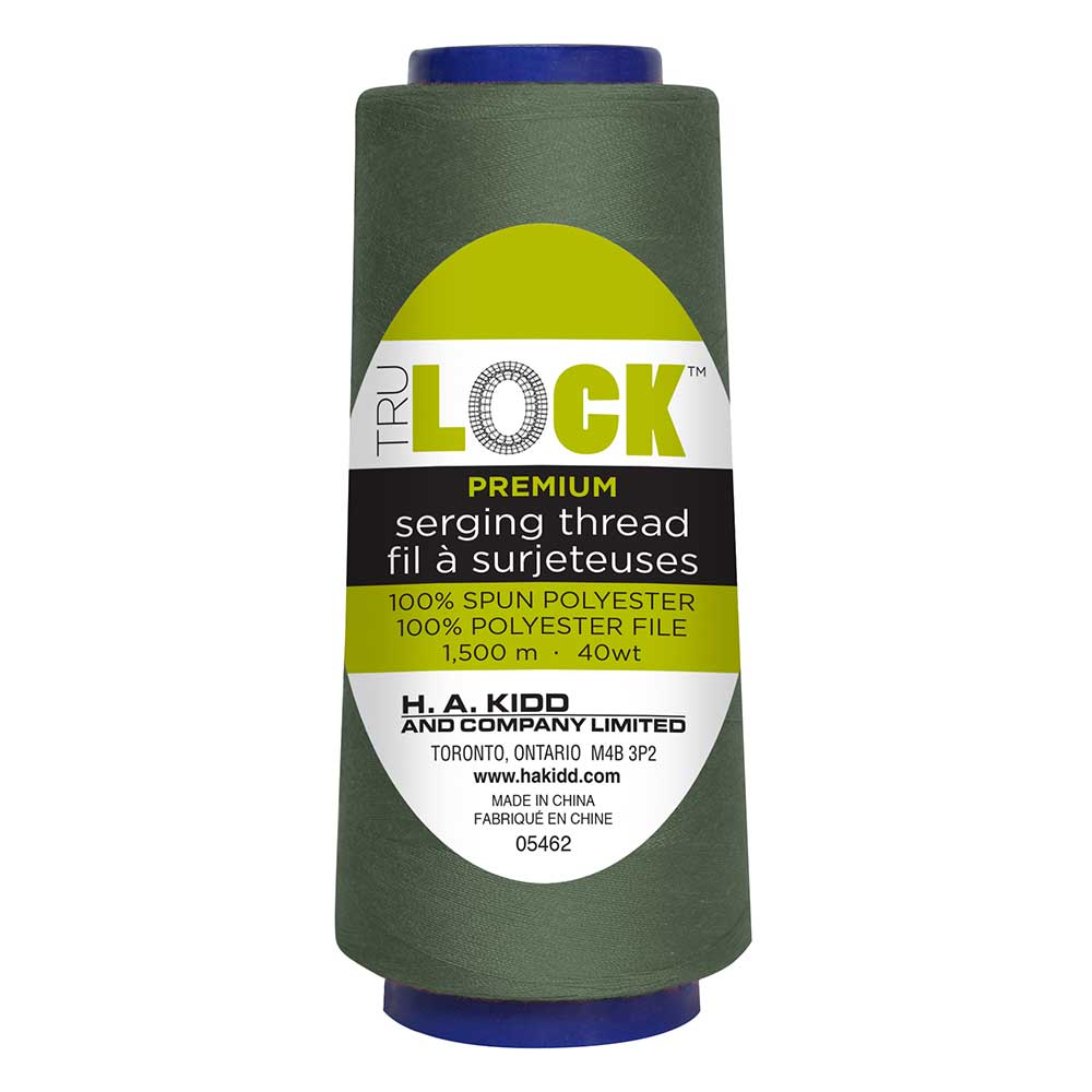 TRULOCK Premium fil pour surjeter 1500m - Vert lichen