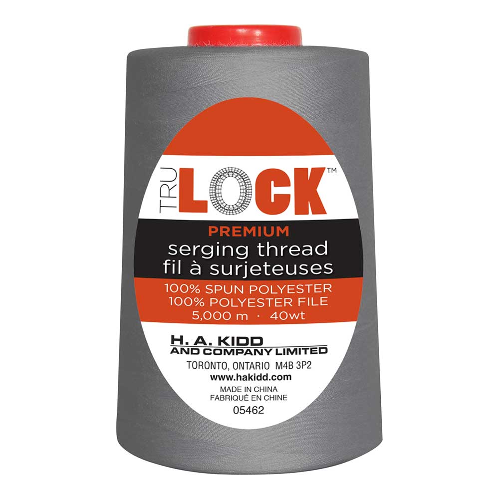 TRULOCK Premium overlock thread 5000m - Dark Gray