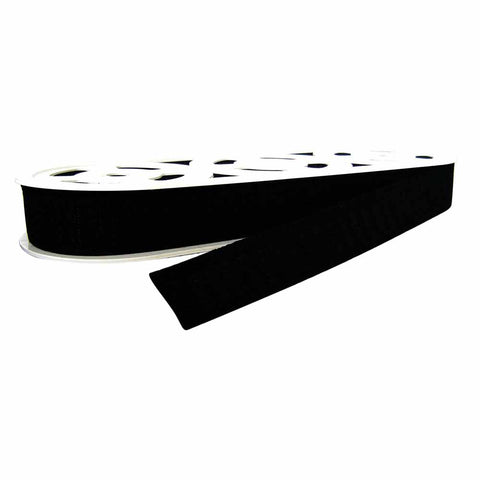 Woven elastic for 25mm belt - black
