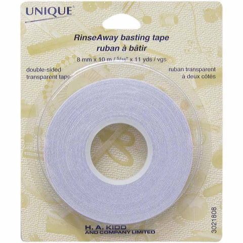 RinseAway UNIQUE tacking tape - 8mm x 10m (1⁄4″ x 11yd)