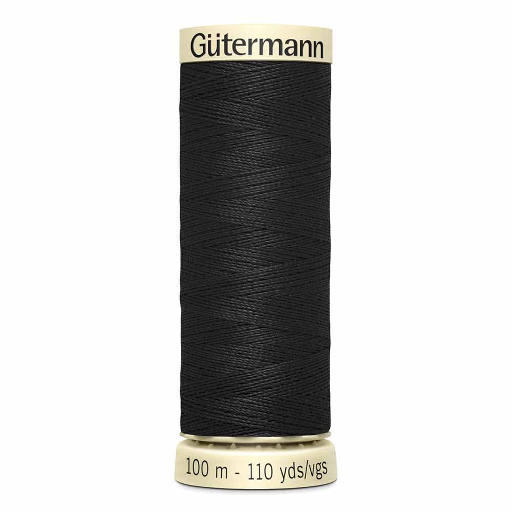 GÜTERMANN Polyester Thread 100m - #010 - Black