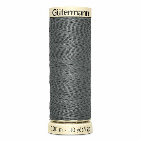 GÜTERMANN Polyester thread 100m - #115 - Rail gray