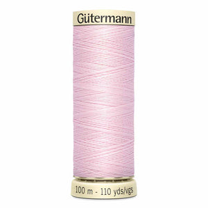 GÜTERMANN Polyester Thread 100m - #300 - Light pink