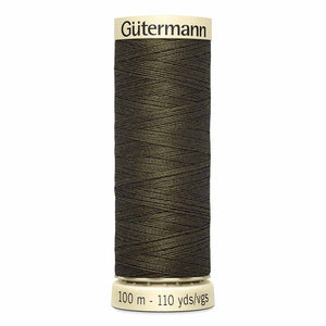 GÜTERMANN Polyester Thread 100m - #580 - Chocolate Bitter