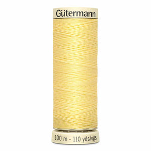 GÜTERMANN Polyester Thread 100m - #805 - Cream