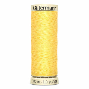 GÜTERMANN Polyester Thread 100m - #807 - Lemon Zest