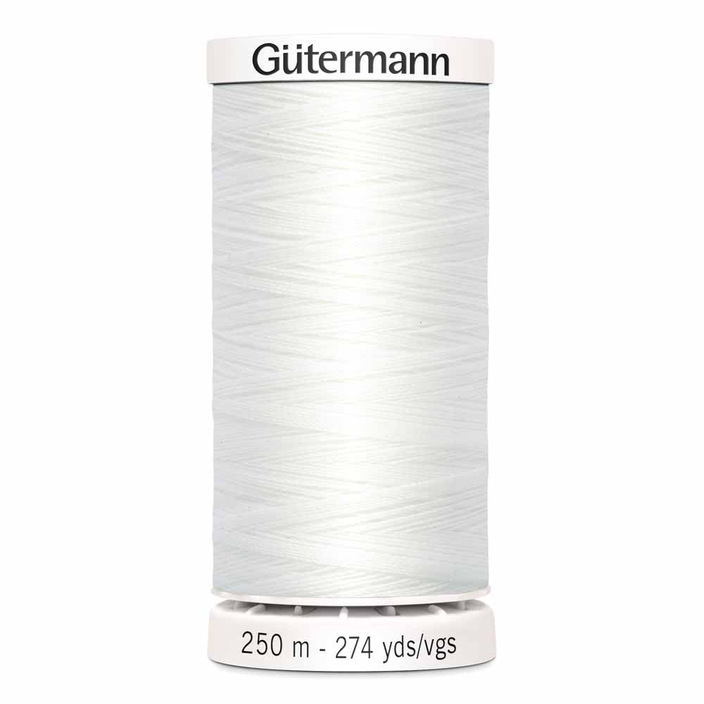 GÜTERMANN Polyester Thread 250m - #020 - White