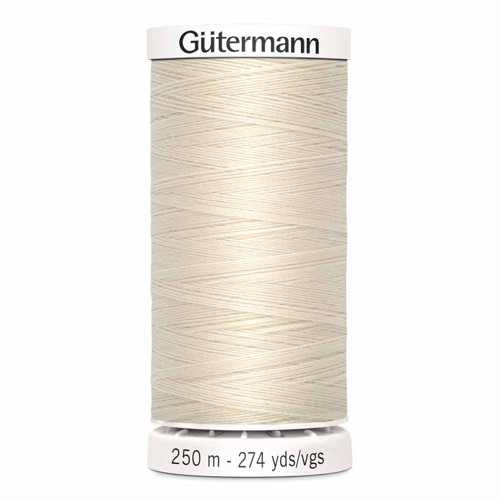 GÜTERMANN Polyester Thread 250m - #022 - Eggshell
