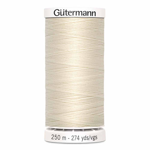 Fil Polyester GÜTERMANN 250m - #022 - Coquille d'oeuf
