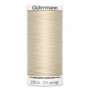 GÜTERMANN Polyester Thread 250m - #030 - Bone