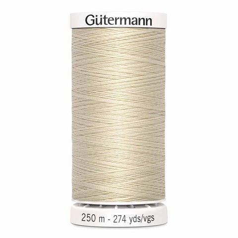 GÜTERMANN Polyester Thread 250m - #030 - Bone