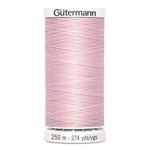 GÜTERMANN Polyester thread 250m - #305 - Petal pink