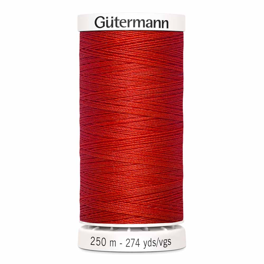 GÜTERMANN Polyester Thread 250m - #405 - Flame red