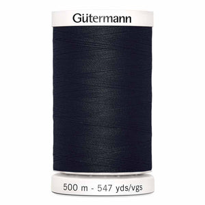 GÜTERMANN Polyester Thread 500m - #010 - Black